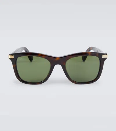 Cartier Square Sunglasses In Brown