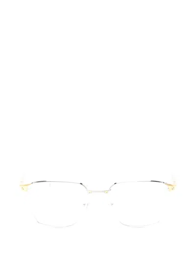 Cartier Square-frame Glasses In Silver