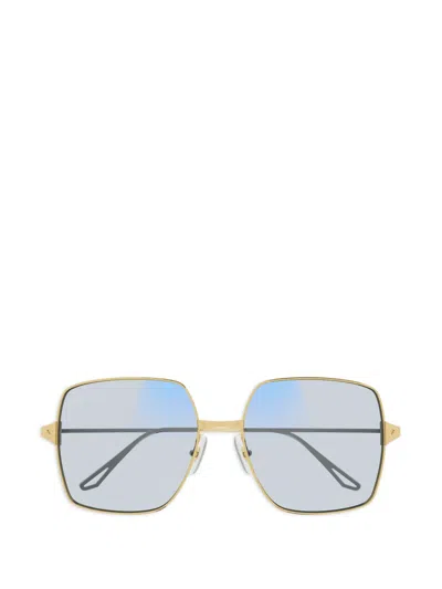 Cartier Square-frame Sunglasses In Gold