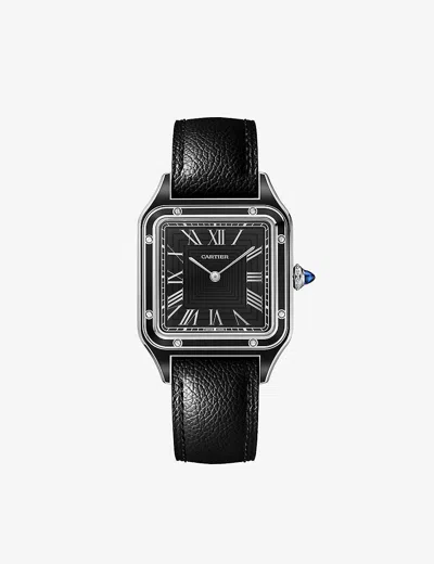 Cartier Steel Crwssa0068 Santos-dumont Stainless-steel Large Mechanical Watch