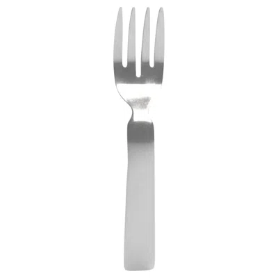 Pre-owned Cartier Sterling Silver Child's Fork, .925 Signed, 3.75 Inches Long In Multi