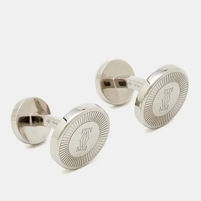 Pre-owned Cartier Sterling Silver Cufflinks