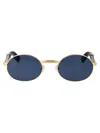 Cartier Sunglasses In 004 Gold Blue Blue