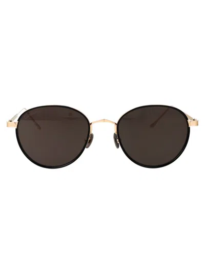 Cartier Sunglasses In 005 Gold Gold Grey