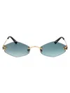 Cartier Ct0433s 003 Sunglasses In Green