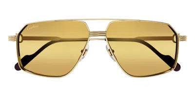 Cartier Sunglasses In Yellow
