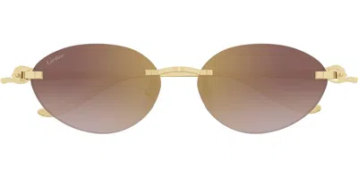 Cartier Sunglasses In Gold