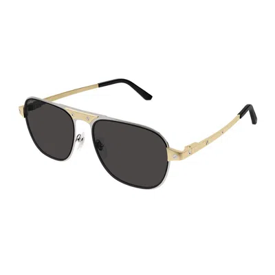 Cartier Sunglasses In Metallic