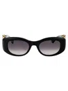 Cartier Women's Grey Acetate Sunglasses In Black