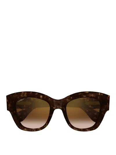 Cartier Sunglasses In Brown