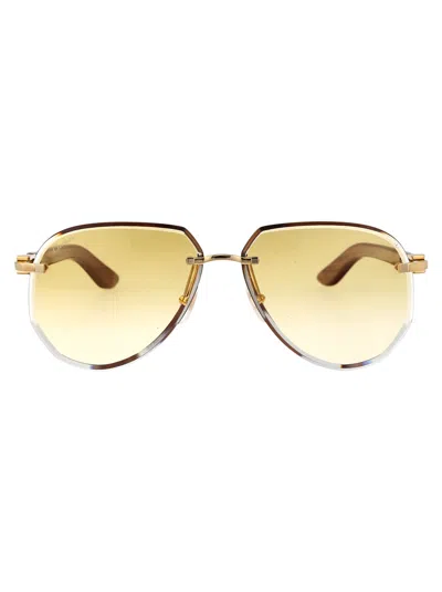 CARTIER CARTIER AVIATOR SUNGLASSES CT0440 S 004