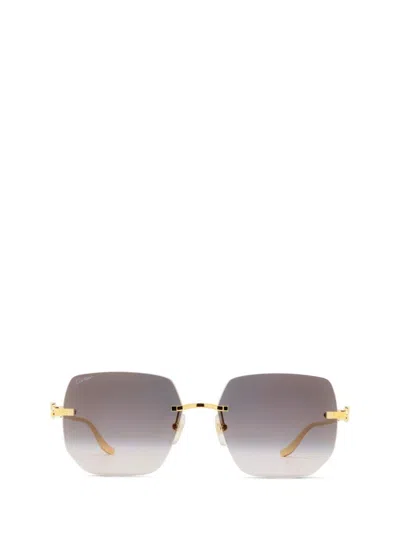 Cartier Sunglasses In Gold