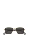 Cartier Geometric Frame Sunglasses In Gold