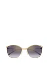 Cartier Full Frame Sunglasses In Gold