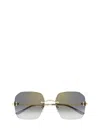 Cartier Ct0591s C De Sunglasses In Gold