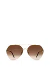 Cartier Sunglasses In Gold