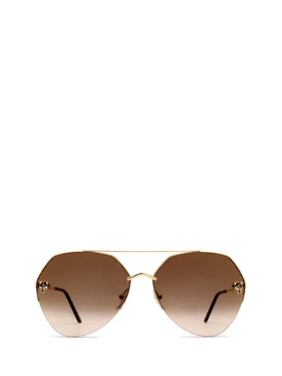 Cartier Sunglasses In Gold