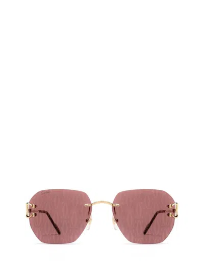 Cartier Sunglasses In Gold