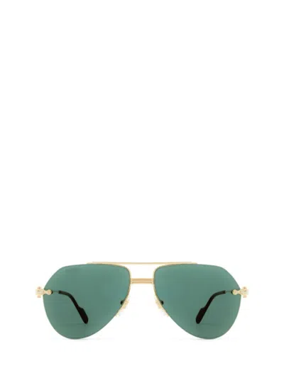 Cartier Sunglasses In Gold