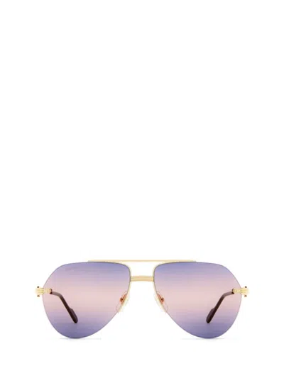 Cartier Sunglasses In Gold