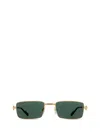 Cartier Sunglasses Woman Petroleum Blue In Gold