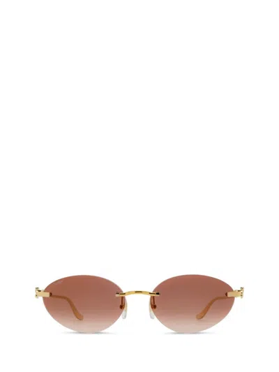 Cartier Sunglasses In Gold