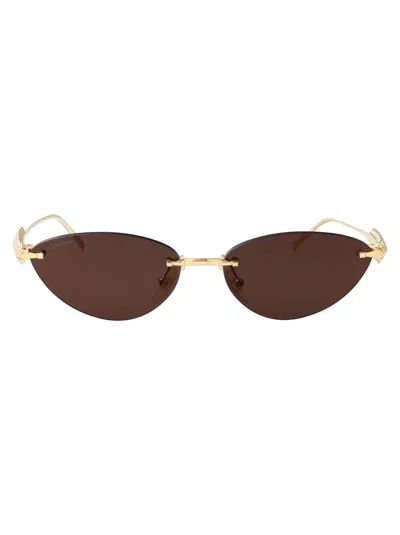 Cartier Sunglasses In Gold-gold-pink
