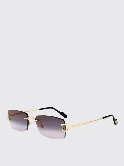 Cartier Sunglasses Men  In Gold