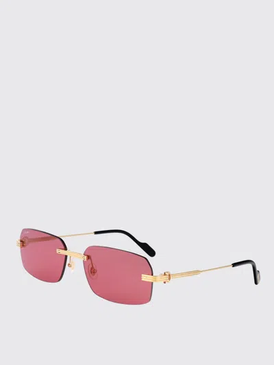 Cartier Sunglasses Men  In Gold