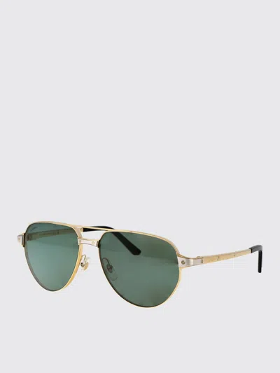 Cartier Sunglasses Men Gold