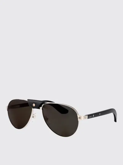 Cartier Sunglasses Men Grey In Gray