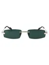 Cartier Rectangular Sunglasses In Gold