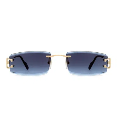 Cartier Sunglasses In Oro/blu