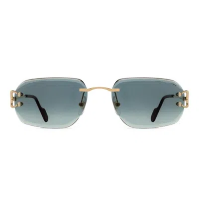 Cartier Sunglasses In Oro/verde