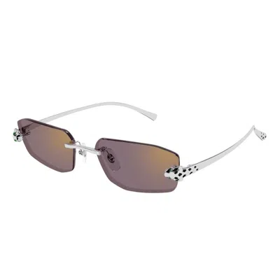 Cartier Sunglasses In Silver