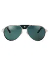 Cartier Sunglasses In Silver-silver-green