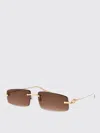 Cartier Sunglasses Woman Brown In Gold