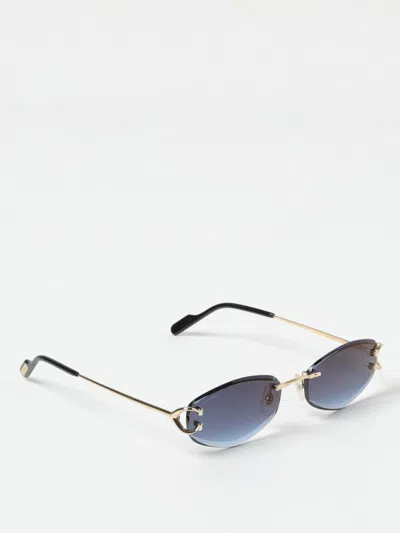 Cartier Sunglasses Woman  In Gold