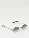 Cartier Sunglasses Woman Gold In Gray