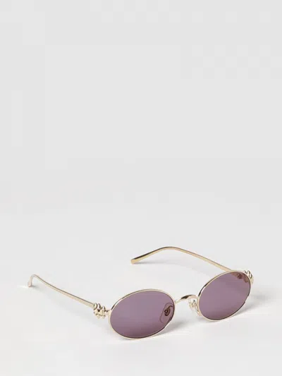 Cartier Sunglasses Woman Violet In Purple
