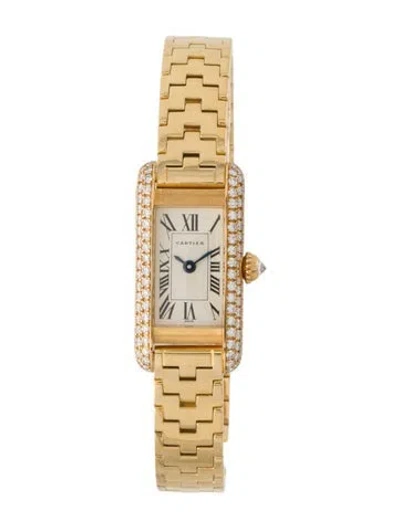 Pre-owned Cartier Tank Allongee Watch, 14mm In Multi
