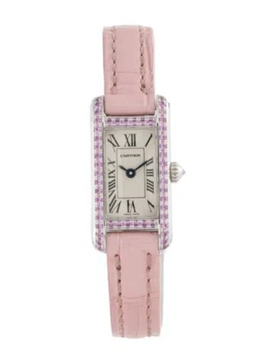 Pre-owned Cartier Tank Allongée Watch In Multi