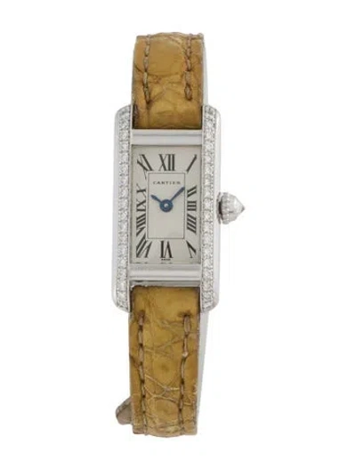 Pre-owned Cartier Tank Allongée Watch In Multi