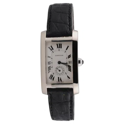 Pre-owned Cartier Tank Américaine 18k White Gold Full Set – 1994 Quartz – Ref. 3012905