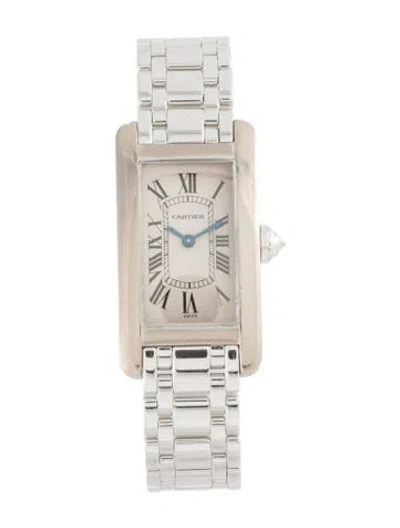 Pre-owned Cartier Tank Américaine, 19mm In Multi