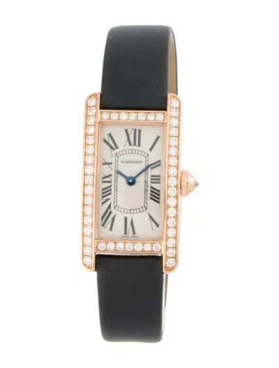 Pre-owned Cartier Tank Américaine Watch In Multi