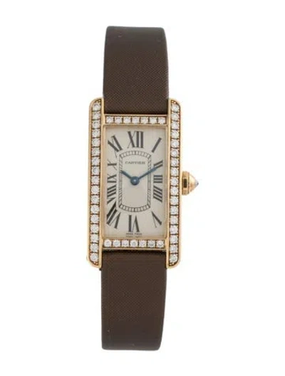 Pre-owned Cartier Tank Américaine Watch In Multi