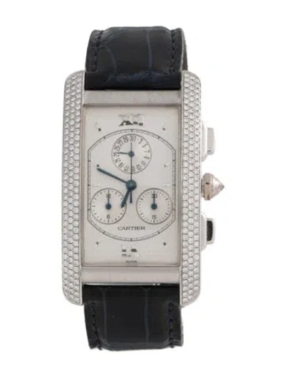 Pre-owned Cartier Tank Américaine Watch In Multi