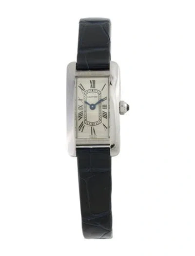 Pre-owned Cartier Tank Américaine Watch In Multi
