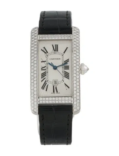 Pre-owned Cartier Tank Américaine Watch In Multi